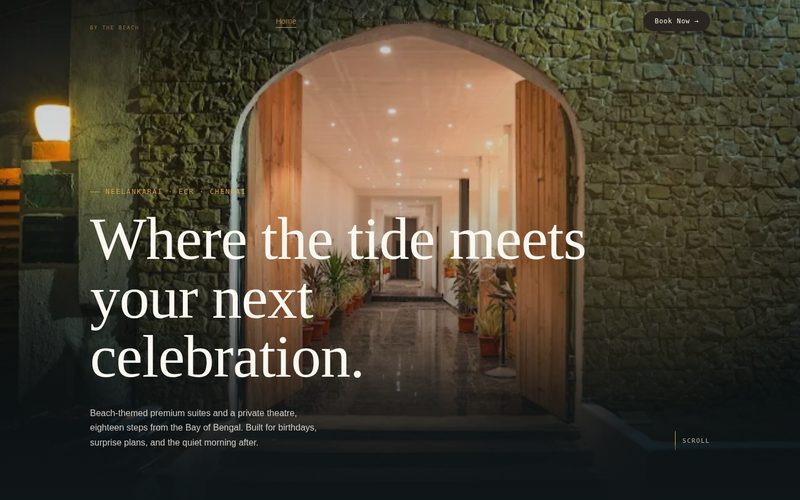 The Tides by The Beach website preview